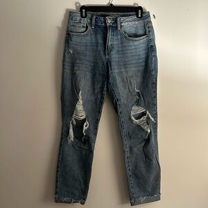 Super high rise mom jeans